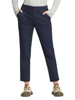 Women's 7/8 Ankle Golf Pants Nylon Spandex Stretch Quick Dry 4 Pockets
